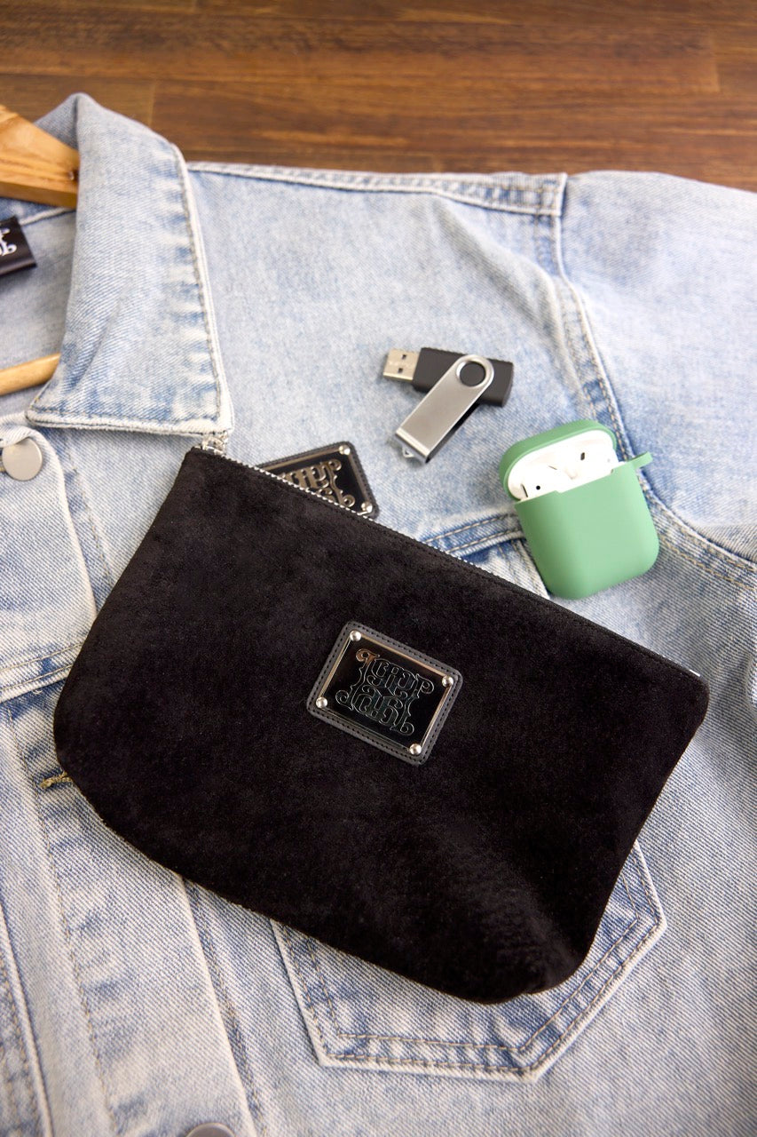 SUEDE POUCH